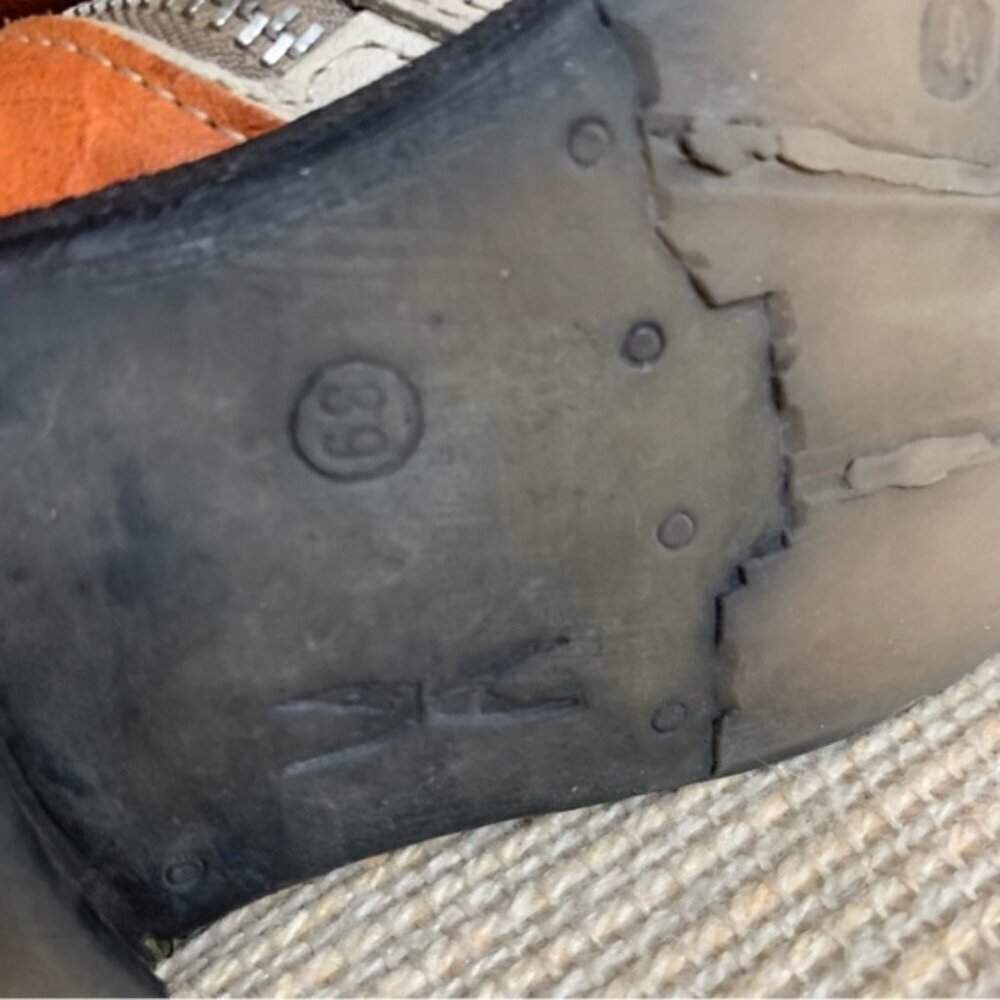 A.S.98 Airstep Flat Patchwork Leather Boots Festival 39 - Picture 6 of 8